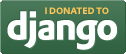 I donated to Django